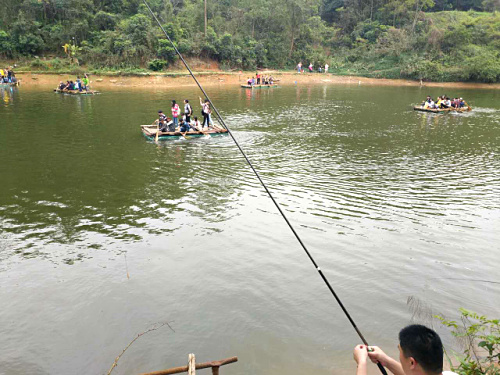 深圳農(nóng)家樂哪里可以釣魚觀瀾九龍山生態(tài)園不錯哦